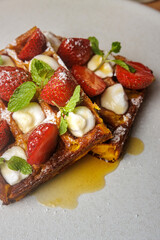 Breakfast and brunch menu