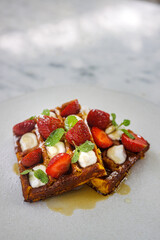 Breakfast and brunch menu