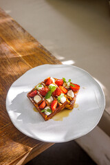 Breakfast and brunch menu