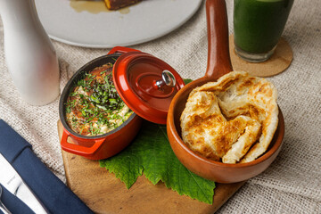 Breakfast and brunch menu