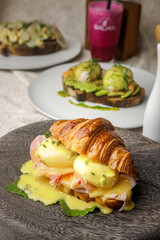 Breakfast and brunch menu