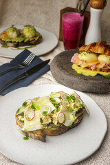 Breakfast and brunch menu