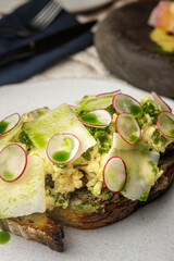 Breakfast and brunch menu