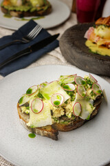 Breakfast and brunch menu