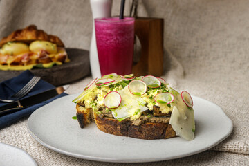 Breakfast and brunch menu