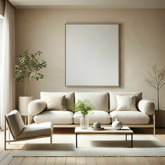 modern living room with sofa