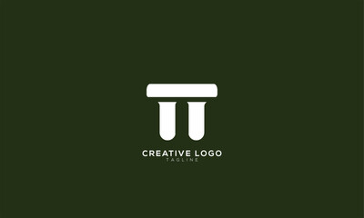 TN NT TH HT Abstract initial monogram letter alphabet logo design
