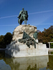 Madrid architecture statue