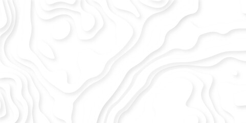 Abstract wavy line 3d paper cut white background. Abstract origami abstraction diamond creativity brochure cartography luxury white 3d papercut topography map texture background.