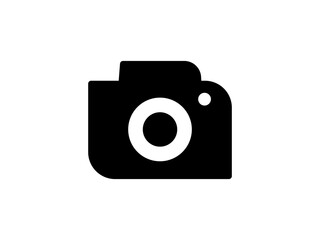 Camera Icon. Camera symbol. Camera vector icon flat, isolated on white