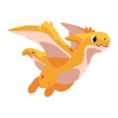 cute dinosaur with wings