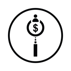Search, Find, zoom icon, Print