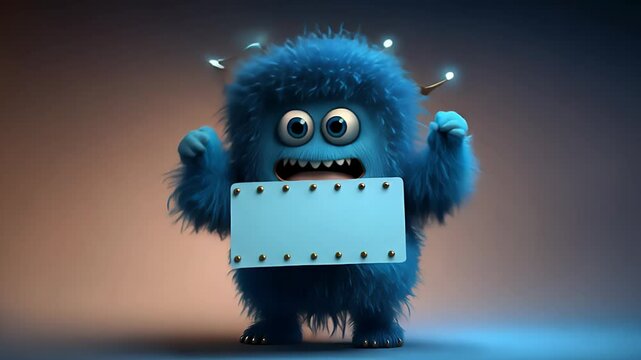 funny monster alien. Created with generative AI