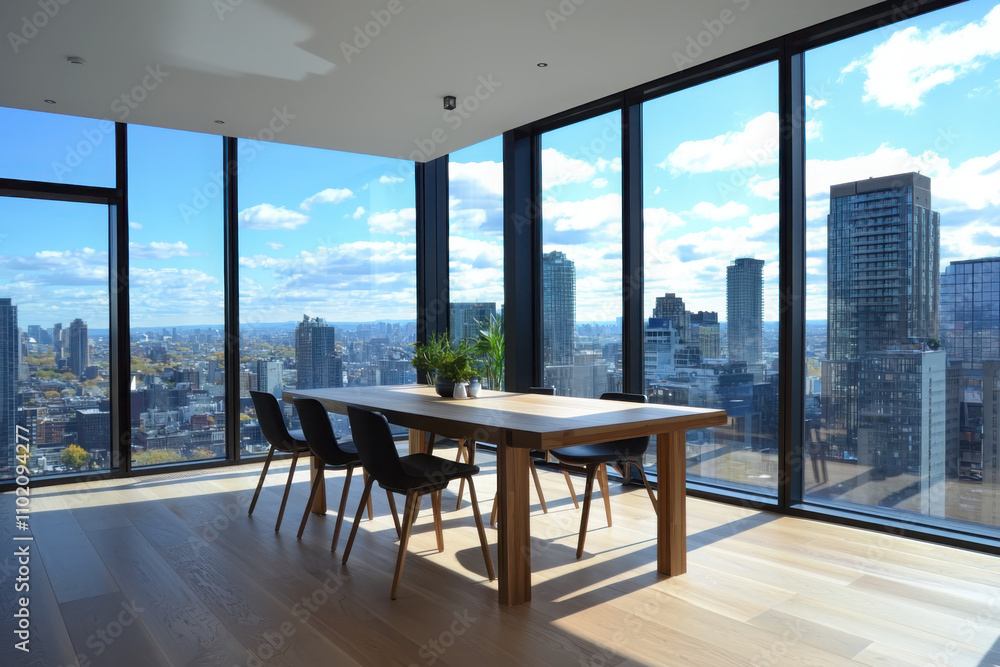 Poster creating a minimalist dining setup with natural light in a city apartment a guide to modern living s