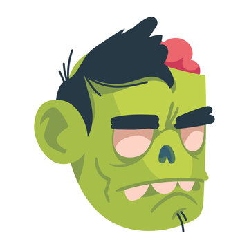 zombie brain head