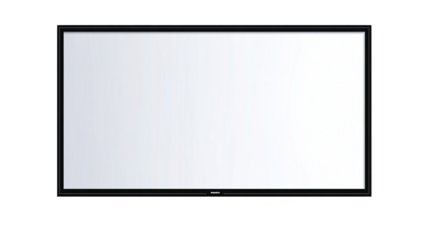 Realistic TV screen PNG. Modern stylish LED LCD panel. Large computer monitor display mockup. Blank TV template. PNG