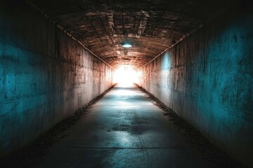 Dark Tunnel with Light
