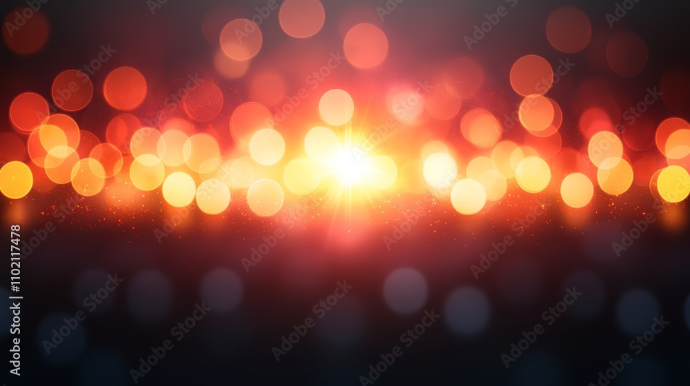 Poster abstract background vector illustration, glowing orbs on light backdrop for modern design projects a
