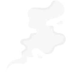 Cartoon smoke effects. Coffee and tea steam, food flavor, smell and aroma. Vector white vapor of hot drinks and food, fire flame, cigarette smoke clouds, coffee cup or mug steam.