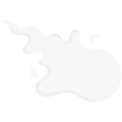 Cartoon smoke effects. Coffee and tea steam, food flavor, smell and aroma. Vector white vapor of hot drinks and food, fire flame, cigarette smoke clouds, coffee cup or mug steam.