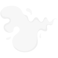 Cartoon smoke effects. Coffee and tea steam, food flavor, smell and aroma. Vector white vapor of hot drinks and food, fire flame, cigarette smoke clouds, coffee cup or mug steam.