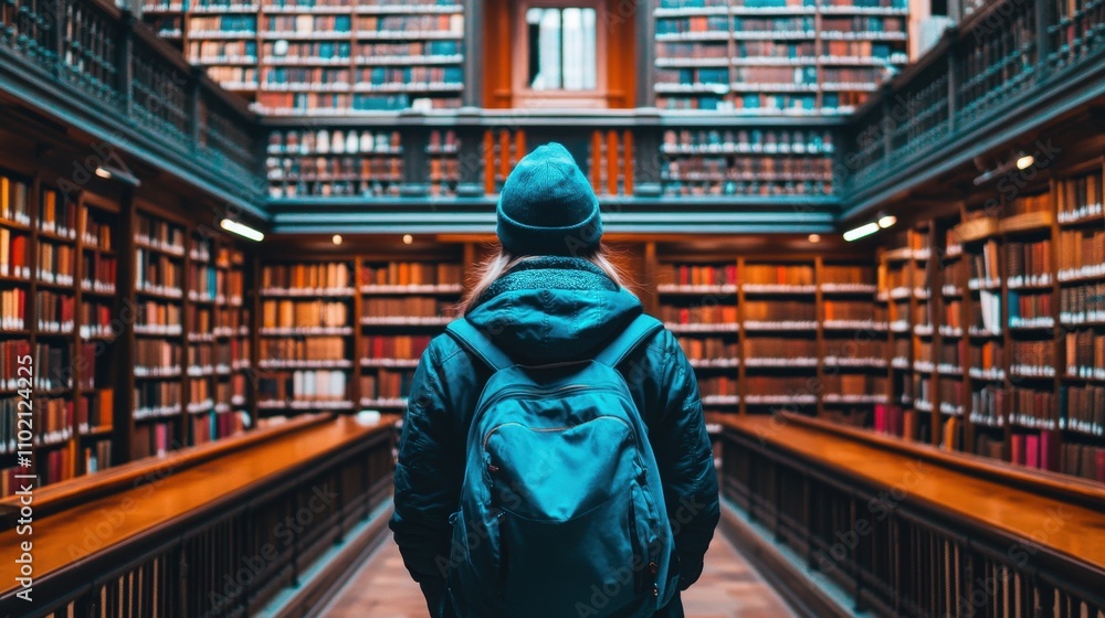 Poster exploring the vast knowledge within the library