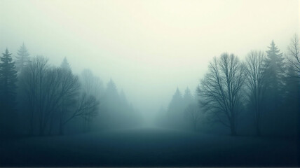 Fototapeta premium fog in the forest