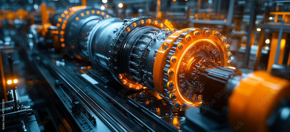 Poster advanced ai-powered machinery monitoring for predictive maintenance in industrial automation