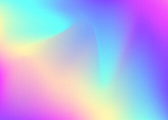 Hologram Gradient. Purple Metal Texture. Shiny Concept. Iridescent Background. Soft Spectrum Illustration. Fantasy Cover. Holographic Background. Hipster Flyer. Violet Hologram Gradient