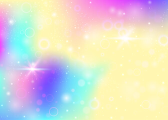 Fairy Invitation. Pink Magic Hologram. Unicorn Gradient. Fairytale Mystical Mesh. Purple Blurred Pattern. Blue Magical Background. Girl Texture. Neon Fairy Invitation.