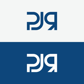 PJR, JPR, or PRJ monogram vector logo. Three letters logo combined artistically. Suitable for company, brand, product, business, event, and organization.
