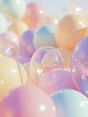 Colorful Balloons in Air