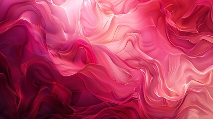 Obraz premium Abstract Pink and Red Swirling Waves