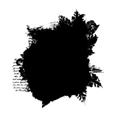 Artistic summer, autumn mask. Basis element for design on white background