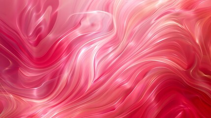 Fototapeta premium Abstract Pink Swirling Background with Smooth Lines