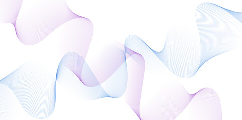 Abstract colorful wavy lines Digital frequency track equalizer background. Curved wave smooth stripe seamless pattern. Wave lines created using blend tool. graphic design template banner business wave