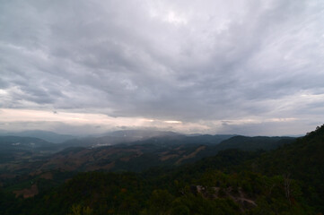 Doi Hua Mod Viewpoint Near Umphang Wildlife Sanctuary in Tak Province, Thailand