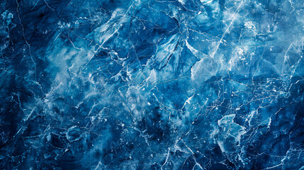 Blue marble texture background with a vignette and copy space.