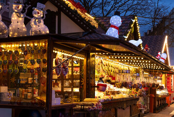 Darmstadt, Weihnachtsmarkt in der Innenstadt