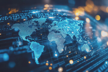 Visuals international business transactions, global offices, or remote teams collaborating...