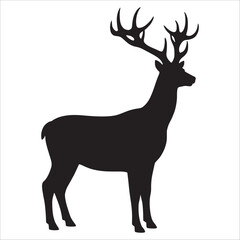 deer silhouette vector