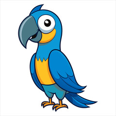 Vibrant Macaw Vector Art for Print and Digital Use