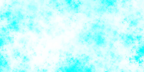 Beautiful blue sky with white clouds. Abstract nature background of romantic summer blue sky with fluffy clouds. Watercolor blue color texture background, clouds and sky pattern illustration cloudy