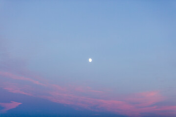 Moon at Sunset