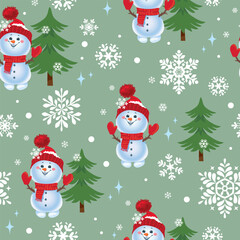 snowman background