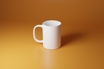 Coffee mug mockup design template