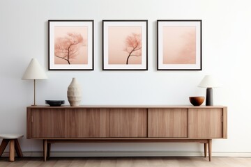 Modern minimalist living room decor home digital art contemporary indoor aesthetic serenity
