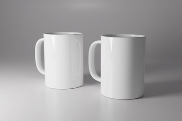 Coffee mug mockup design template