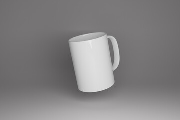 Coffee mug mockup design template