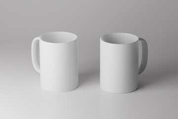 Coffee mug mockup design template